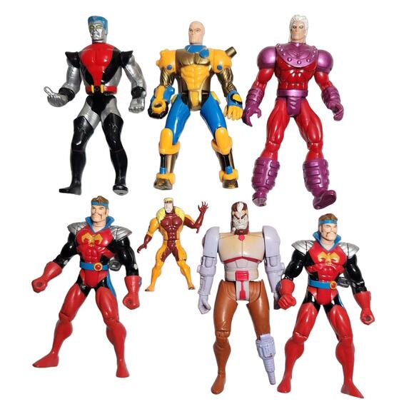 Marvel X-Men Toy Biz Vintage Action Figure Lot of 7 90's Loose Pre-owned - Picture 1 of 7
